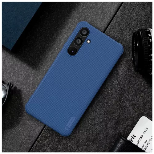 Nillkin Super Frosted PRO hátsó tok Samsung Galaxy A55 5G készülékhez kék