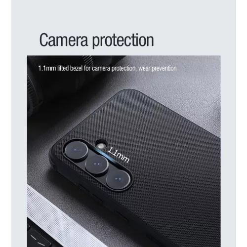 Nillkin Super Frosted PRO mágneses tok Samsung Galaxy A55 5G készülékhez fekete