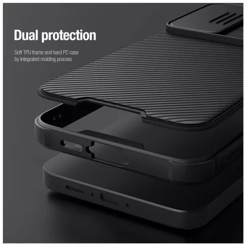 Nillkin CamShield PRO mágneses kemény tok Samsung Galaxy A55 5G készülékhez fekete