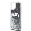 DKNY Liquid Glitter Arch Logo tok iPhone 11 készülékhez fekete