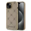 Karl Lagerfeld PU Karl Heads Pattern MagSafe tok iPhone 15 készülékhez bézs