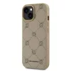 Karl Lagerfeld PU Karl Heads Pattern MagSafe tok iPhone 15 készülékhez bézs