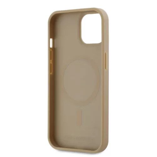 Karl Lagerfeld PU Karl Heads Pattern MagSafe tok iPhone 15 készülékhez bézs