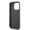 DKNY PU Leather Checkered Pattern Magsafe tok iPhone 15 Pro készülékhez bézs
