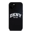 DKNY Liquid Silicone Arch Logo MagSafe tok iPhone 14 készülékhez fekete