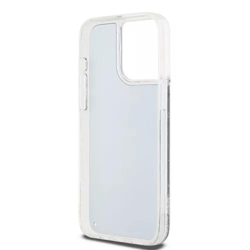 DKNY Liquid Glitter Arch Logo tok iPhone 13 Pro Max készülékhez fekete