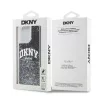 DKNY Liquid Glitter Arch Logo tok iPhone 13 Pro Max készülékhez fekete