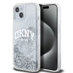   DKNY Liquid Glitter Arch Logo tok iPhone 15 készülékhez átlátszó