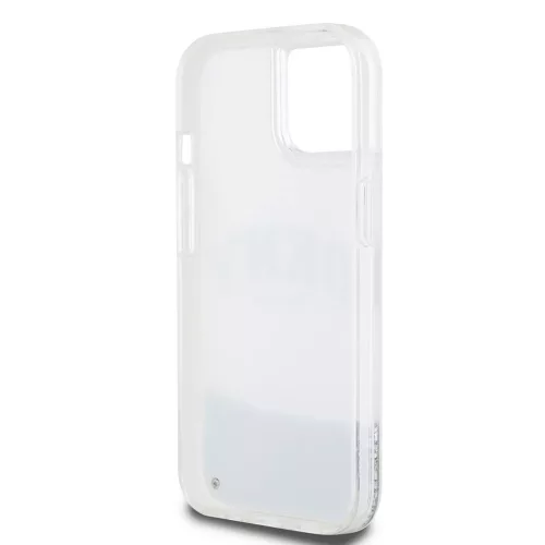 DKNY Liquid Glitter Arch Logo tok iPhone 15 készülékhez átlátszó