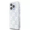 DKNY Liquid Glitter Checkered Pattern tok iPhone 15 Pro készülékhez átlátszó