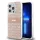 DKNY PC/TPU Repeat Pattern Tonal Stripe Magsafe tok iPhone 13 Pro készülékhez rózsaszín