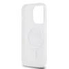 DKNY PC/TPU Repeat Pattern Tonal Stripe Magsafe tok iPhone 14 Pro készülékhez rózsaszín