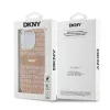 DKNY PC/TPU Repeat Pattern Tonal Stripe Magsafe tok iPhone 14 Pro készülékhez rózsaszín