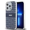DKNY PC/TPU Repeat Pattern Tonal Stripe Magsafe tok iPhone 14 Pro Max készülékhez kék
