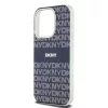 DKNY PC/TPU Repeat Pattern Tonal Stripe Magsafe tok iPhone 14 Pro Max készülékhez kék