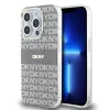 DKNY PC/TPU Repeat Pattern Tonal Stripe Magsafe tok iPhone 14 Pro készülékhez bézs