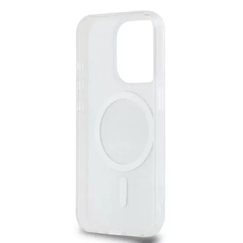 DKNY PC/TPU Repeat Pattern Tonal Stripe Magsafe tok iPhone 14 Pro készülékhez bézs