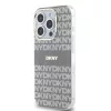 DKNY PC/TPU Repeat Pattern Tonal Stripe Magsafe tok iPhone 15 Pro készülékhez bézs