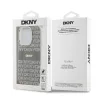 DKNY PC/TPU Repeat Pattern Tonal Stripe Magsafe tok iPhone 15 Pro készülékhez bézs