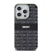 DKNY PC/TPU Repeat Pattern Tonal Stripe Magsafe tok iPhone 13 Pro Max készülékhez fekete