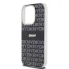DKNY PC/TPU Repeat Pattern Tonal Stripe Magsafe tok iPhone 13 Pro Max készülékhez fekete