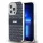 DKNY PC/TPU Repeat Pattern Tonal Stripe Magsafe tok iPhone 14 Pro Max készülékhez fekete