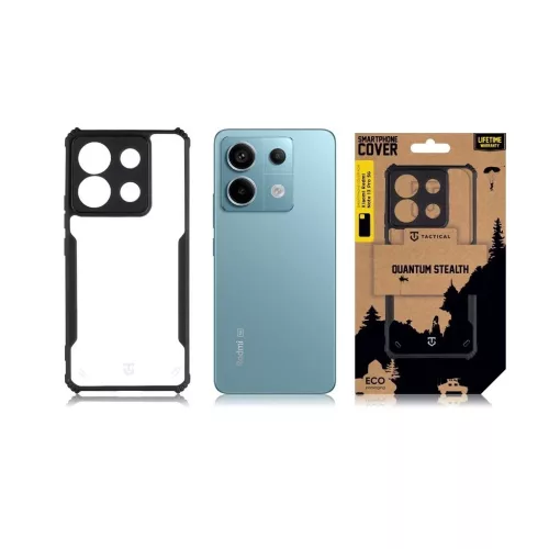 Tactical Quantum Stealth tok Xiaomi Redmi Note 13 Pro 5G készülékhez átlátszó/fekete