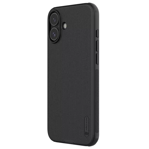 Nillkin Super Frosted PRO hátsó tok Apple iPhone 16 készülékhez fekete