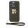 DKNY PU bőr Stack Logo csuklópántos tok iPhone 15 Pro Max készülékhez barna