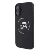 Karl Lagerfeld Liquid Silicone K&CH Heads MagSafe tok iPhone 16 készülékhez fekete