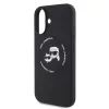 Karl Lagerfeld Liquid Silicone K&CH Heads MagSafe tok iPhone 16 készülékhez fekete