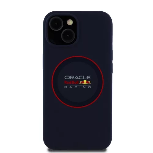 Red Bull Silicone Red Ring MagSafe tok iPhone 14 készülékhez tengerészkék