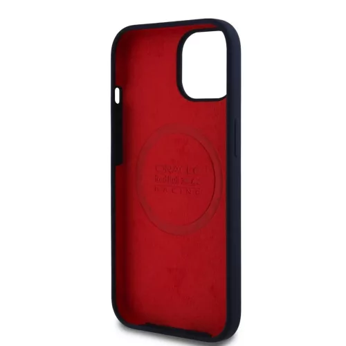 Red Bull Silicone Red Ring MagSafe tok iPhone 14 készülékhez tengerészkék