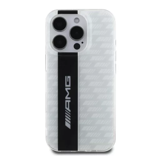 AMG Carbon Pattern tok iPhone 16 Pro Max készülékhez fehér