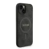 Guess PU Leather 4G Colored Ring Strap MagSafe tok iPhone 14 készülékhez fekete