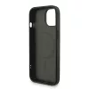 Guess PU Leather 4G Colored Ring Strap MagSafe tok iPhone 14 készülékhez fekete