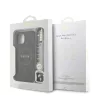 Guess PU Leather 4G Colored Ring Strap MagSafe tok iPhone 14 készülékhez fekete
