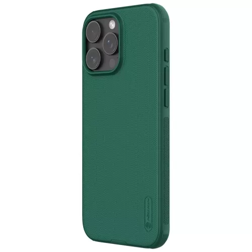 Nillkin Super Frosted PRO hátsó tok az Apple iPhone 16 Pro Max készülékhez sötét zöld