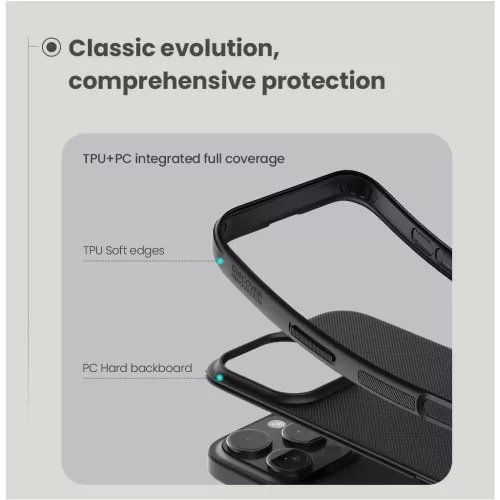 Nillkin Super Frosted PRO hátsó tok az Apple iPhone 16 Pro Max készülékhez sötét zöld