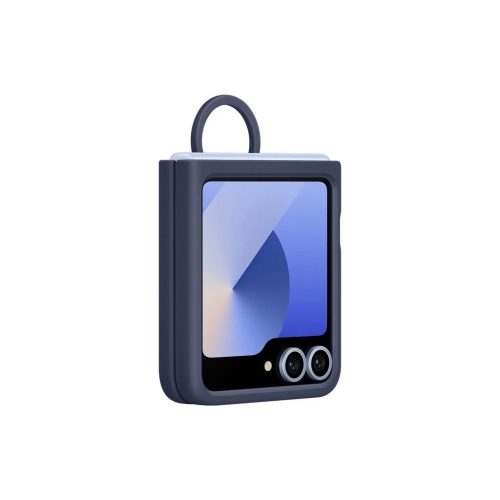 EF-PF741TNE Samsung szilikon tok gyűrűvel Galaxy Z Flip 6 készülékhez tengerészkék