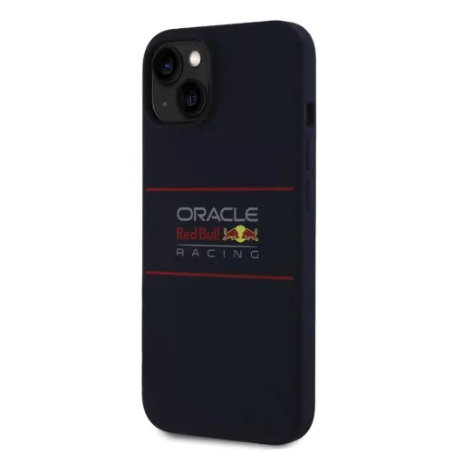 Red Bull Silicone Horizontal Logo MagSafe tok iPhone 14 készülékhez tengerészkék