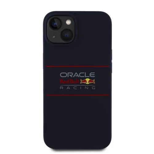 Red Bull Silicone Horizontal Logo MagSafe tok iPhone 14 készülékhez tengerészkék