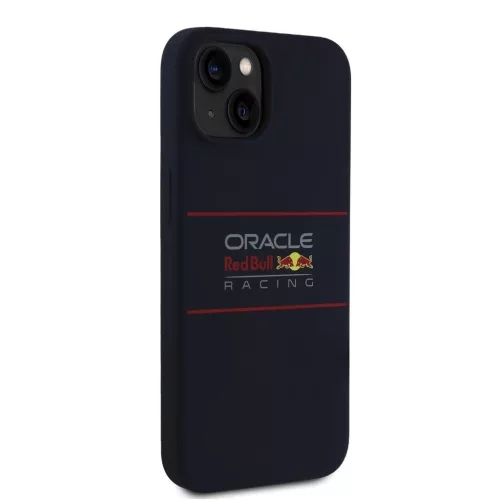 Red Bull Silicone Horizontal Logo MagSafe tok iPhone 14 készülékhez tengerészkék
