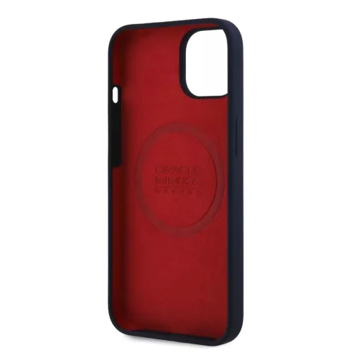 Red Bull Silicone Horizontal Logo MagSafe tok iPhone 14 készülékhez tengerészkék