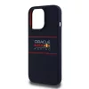 Red Bull szilikon Horizontal Logo MagSafe tok iPhone 14 Pro készülékhez tengerészkék