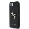 Guess PU Grained 4G Metal Logo tok iPhone 16e/17e készülékhez fekete