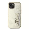 Karl Lagerfeld Wrinkled PU Signature Logo tok iPhone 15 készülékhez arany