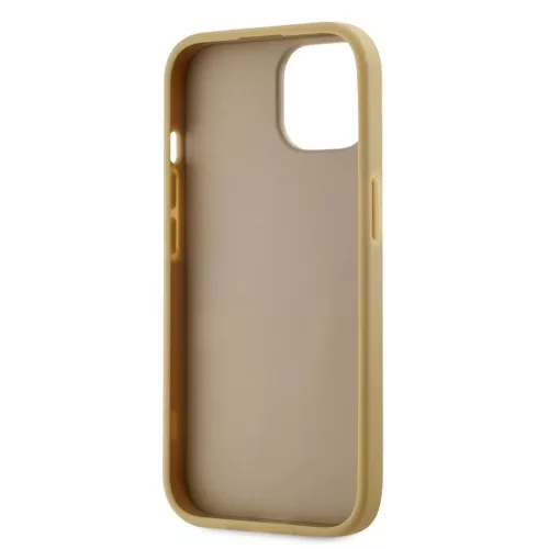 Karl Lagerfeld Wrinkled PU Signature Logo tok iPhone 15 készülékhez arany