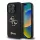 Guess PU Fixed Glitter 4G Metal Logo tok iPhone 16 Pro Max készülékhez fekete