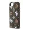 Guess PU 4G Peony MagSafe tok iPhone 16e készülékhez barna